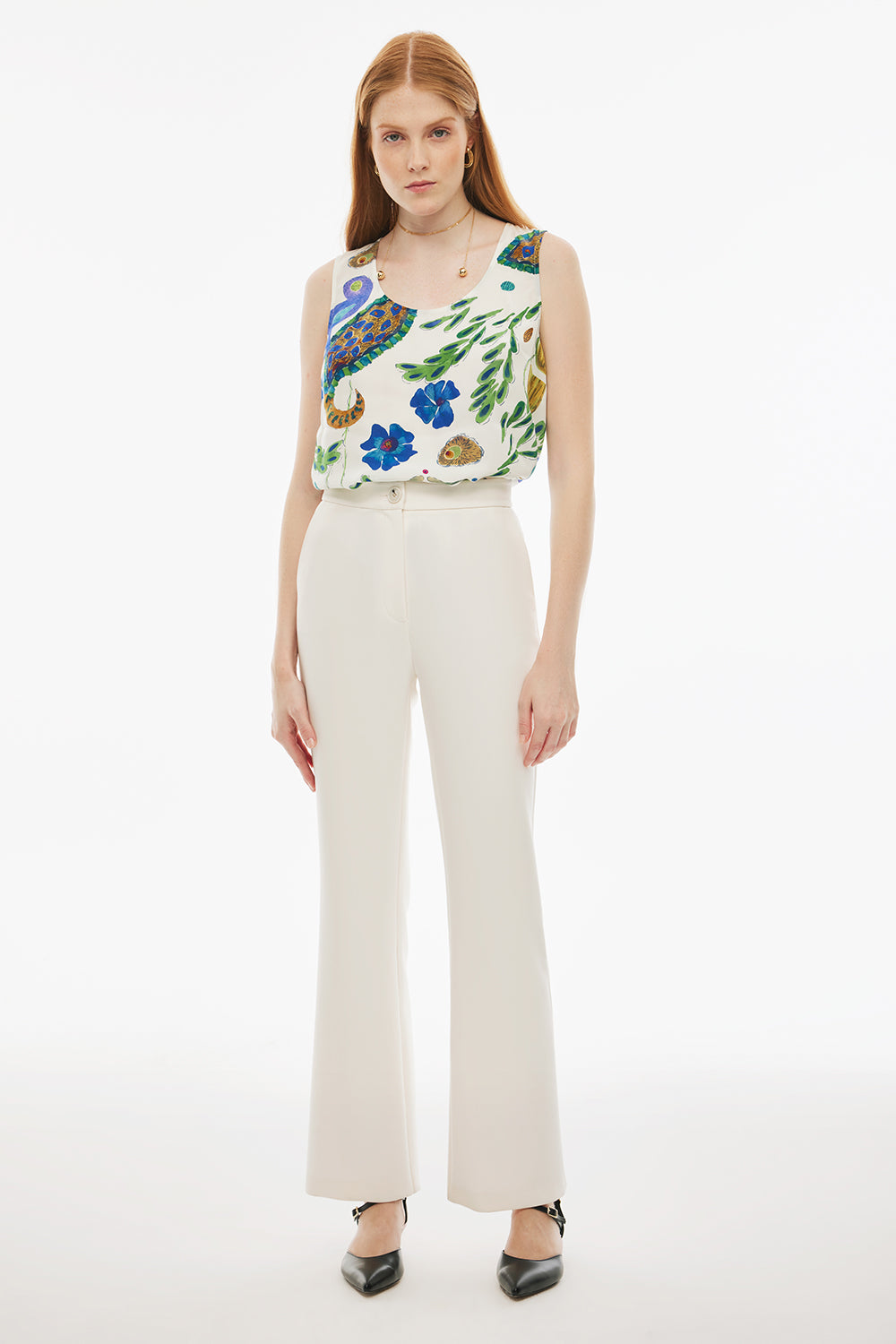 Fiors Pantallona Offwhite 1850