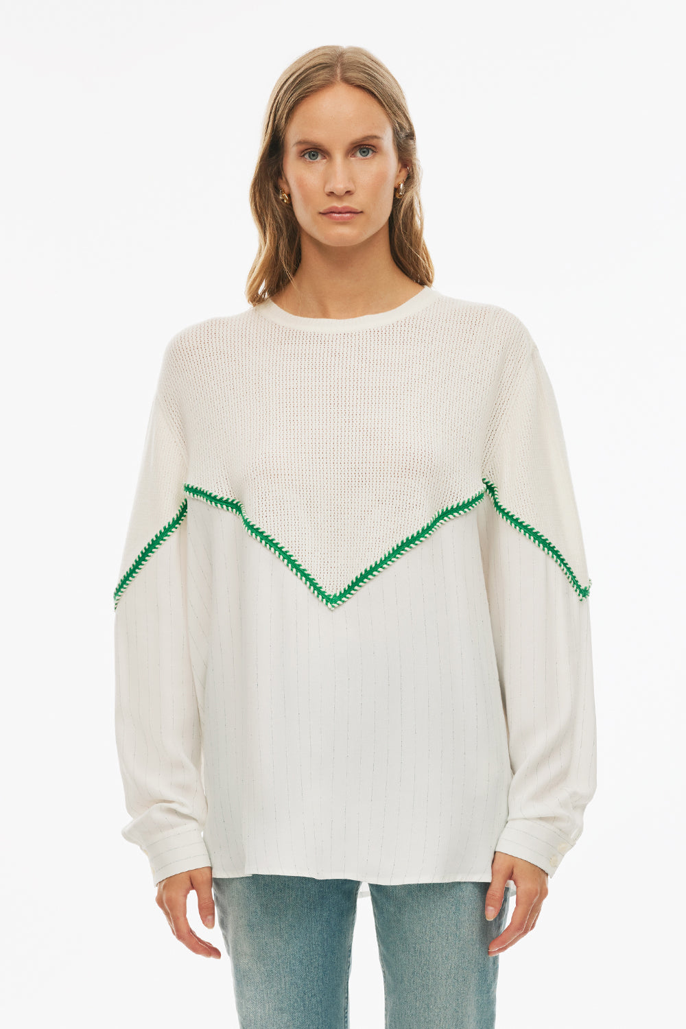 Illas Triko Bluzë Offwhite 0763