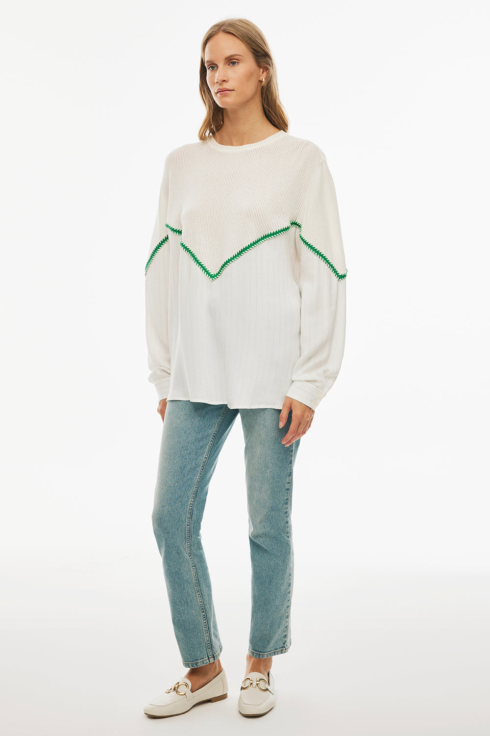 Illas Triko Bluzë Offwhite 0763