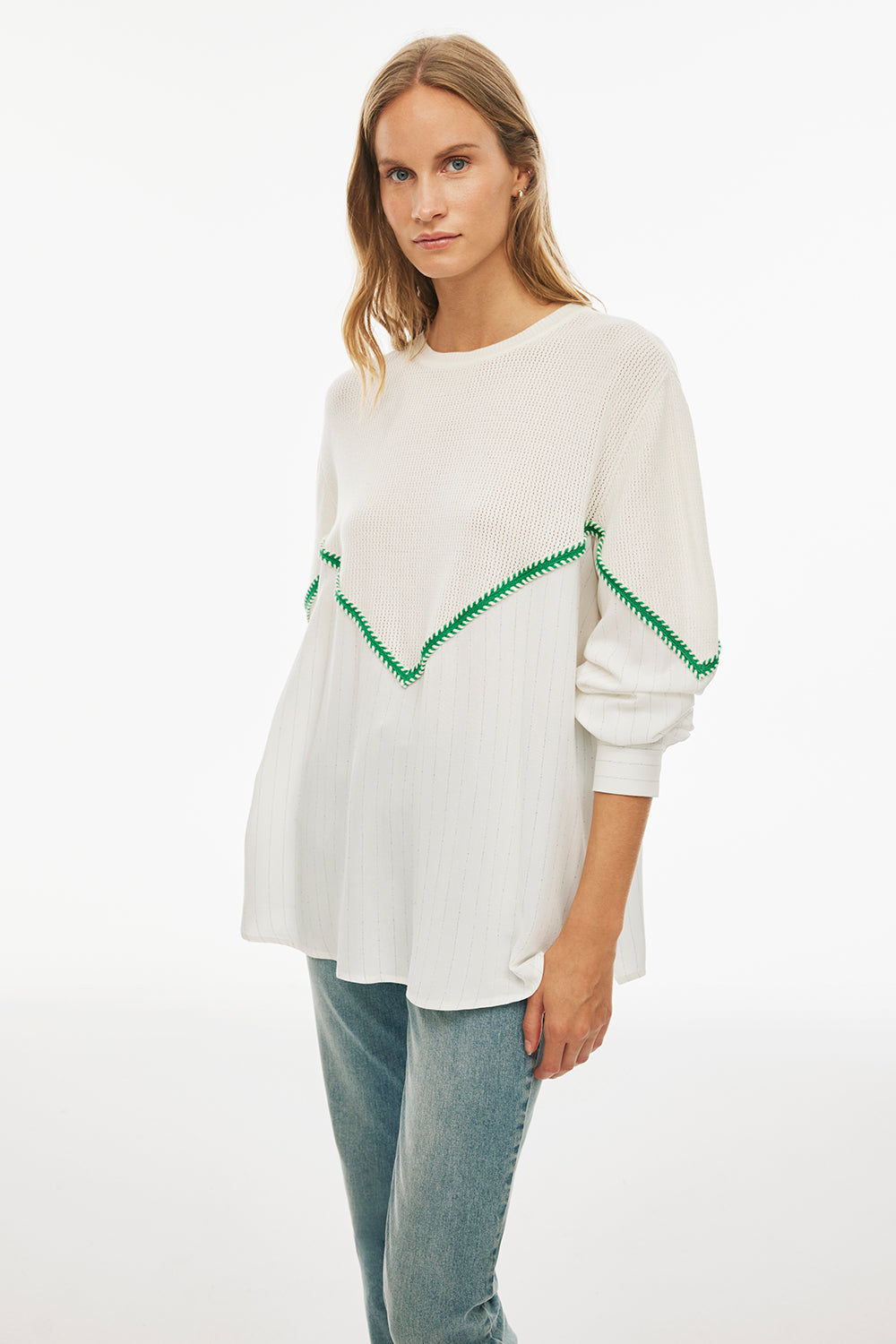 Illas Triko Bluzë Offwhite 0763
