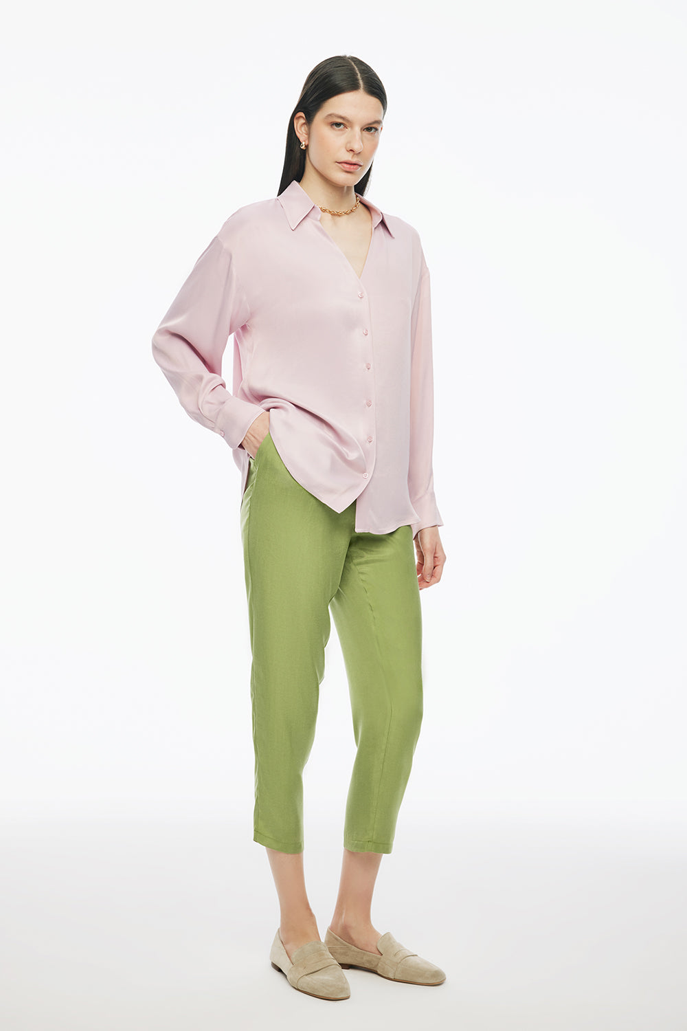 Clarys Këmishë Pink 0670