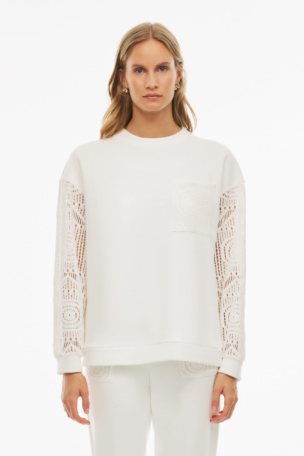 Larks Bluzë Sportive Offwhite 0244