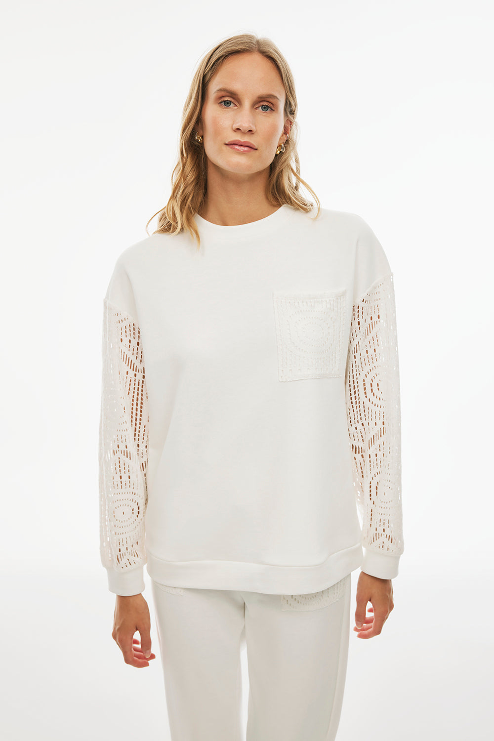 Larks Bluzë Sportive Offwhite 0244