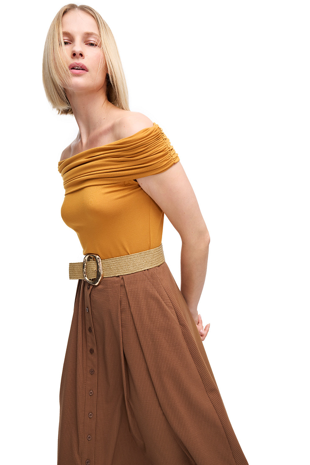 Bres Bluzë Mustard 3312