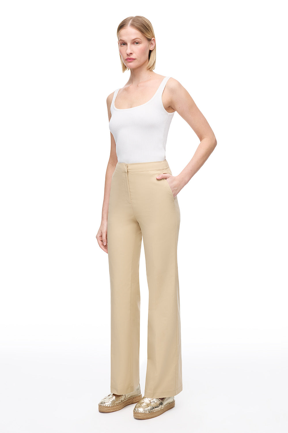 Ginas Pantallona Camel E Lehtë 2150