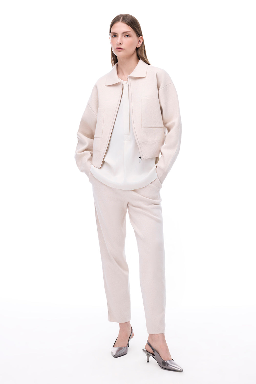Triko Cardigan Offwhite 0373