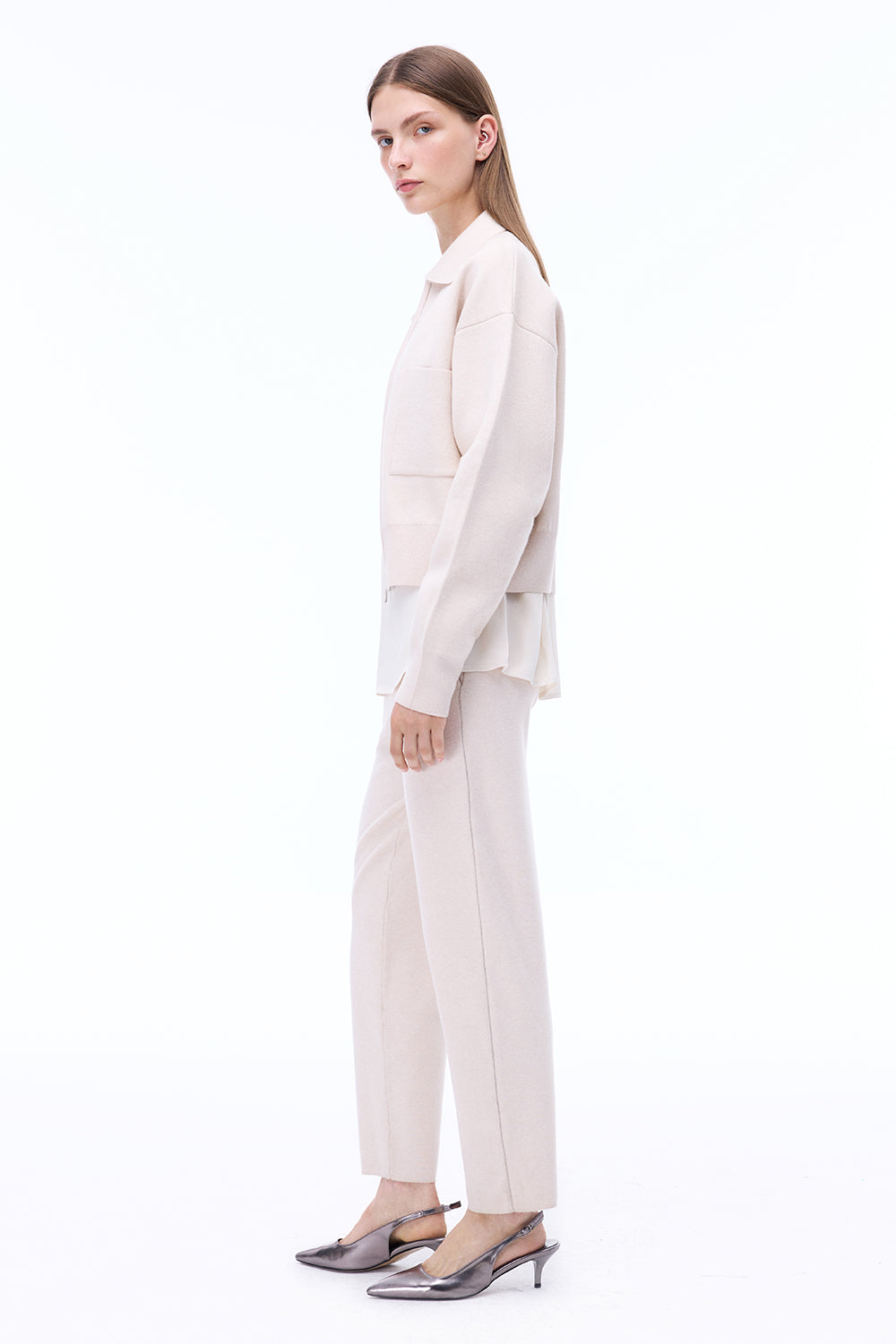 Triko Cardigan Offwhite 0373