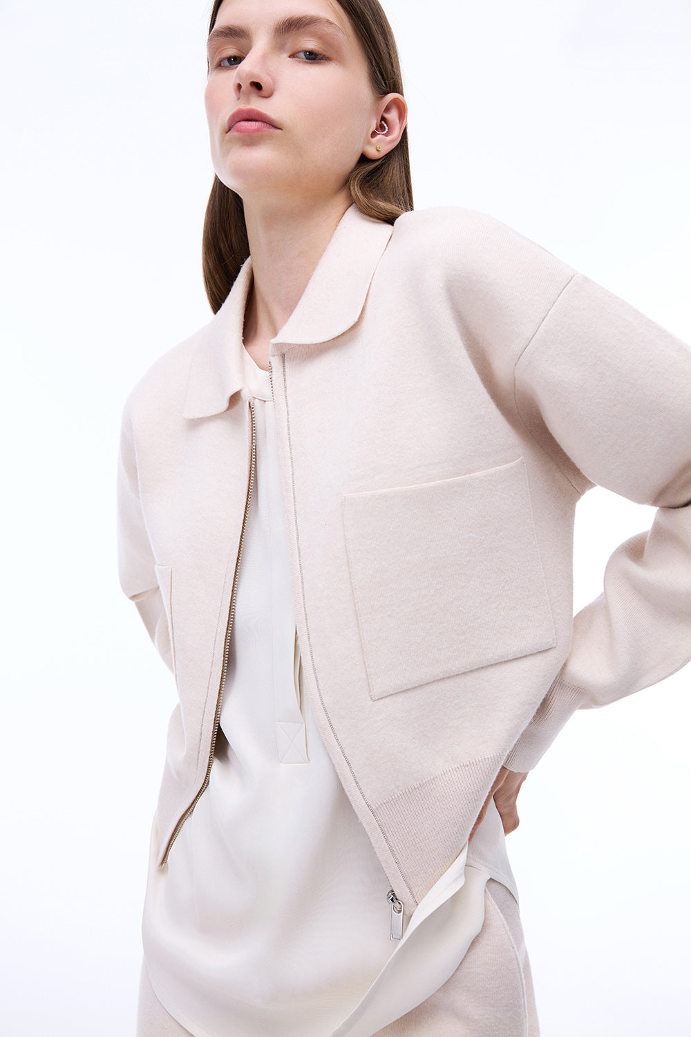 Triko Cardigan Offwhite 0373