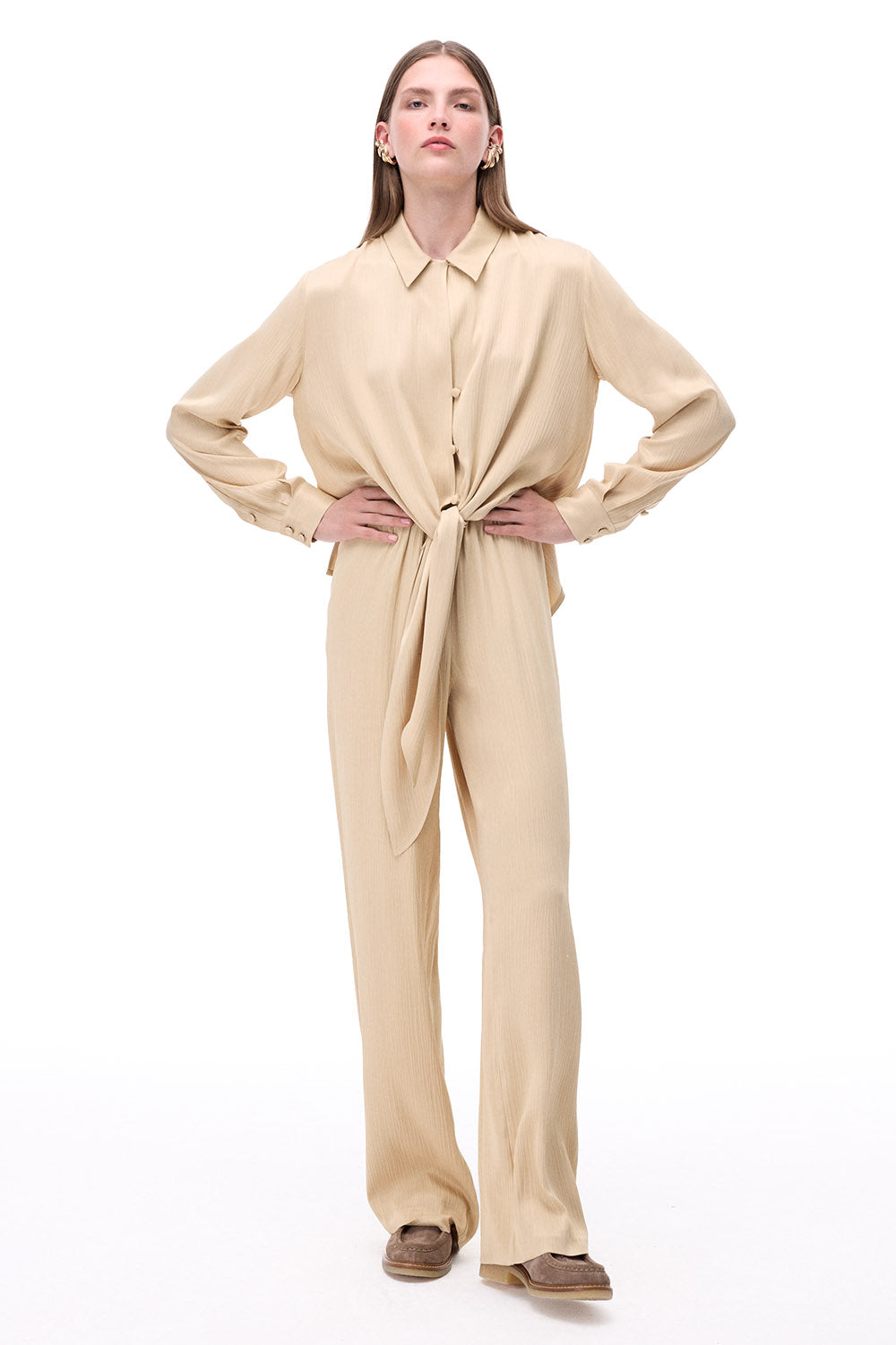 Mudita Këmishë Light Camel 0775