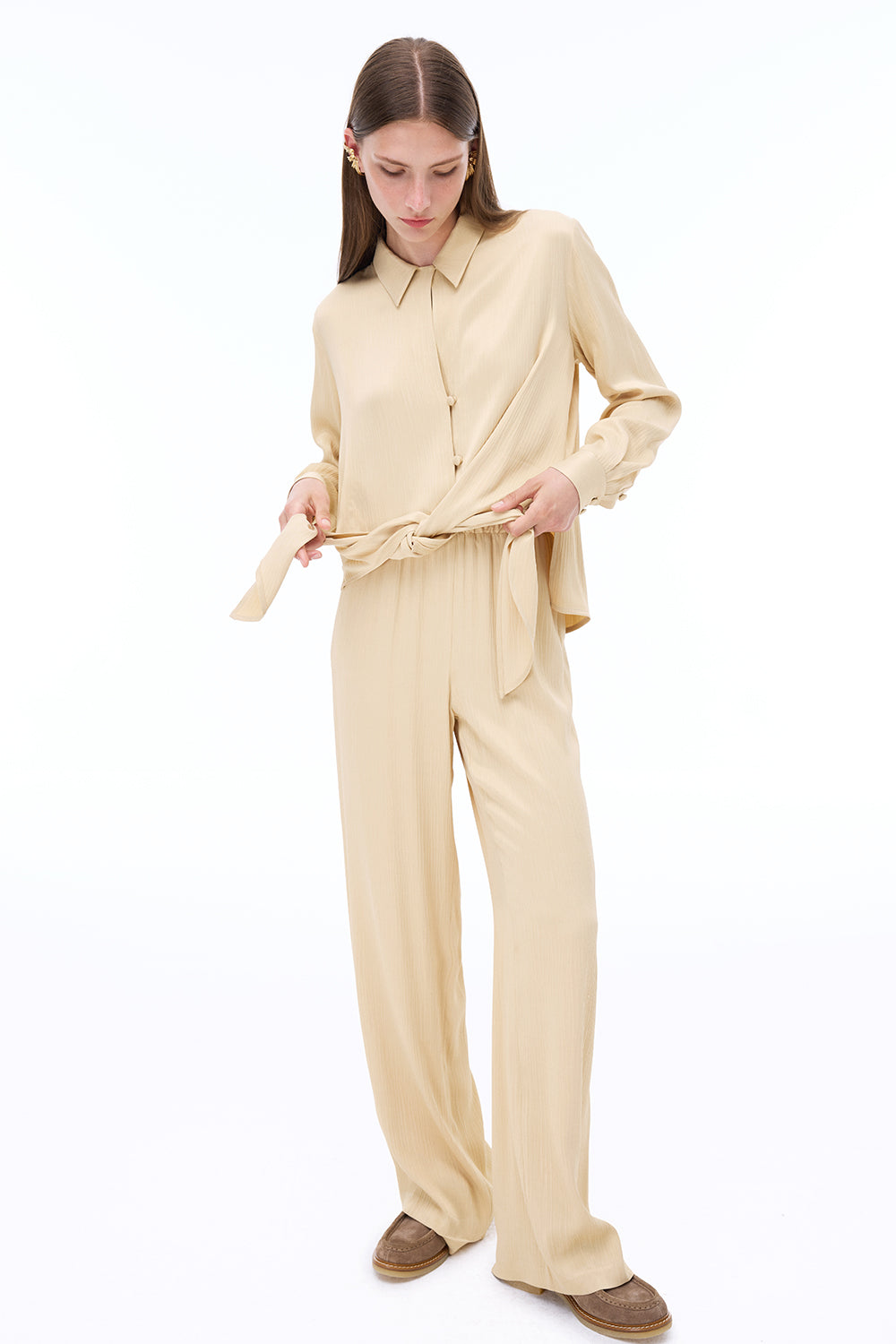 Mudita Këmishë Light Camel 0775