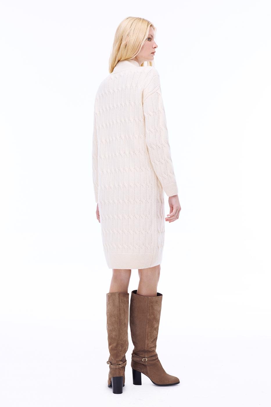 Triko Knit Pullover Fustan Offwhite 0004