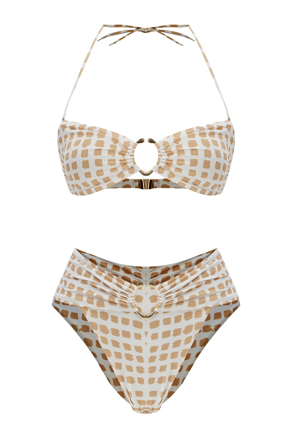 Bikini Set Bardhe & Bezhe 0015