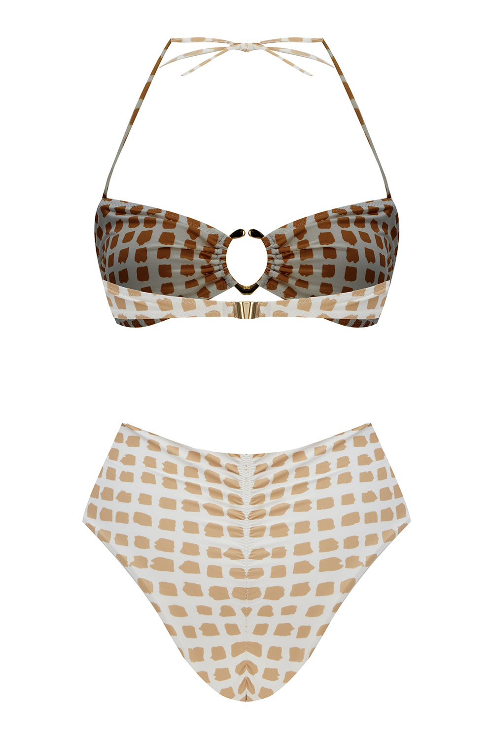 Bikini Set Bardhe & Bezhe 0015