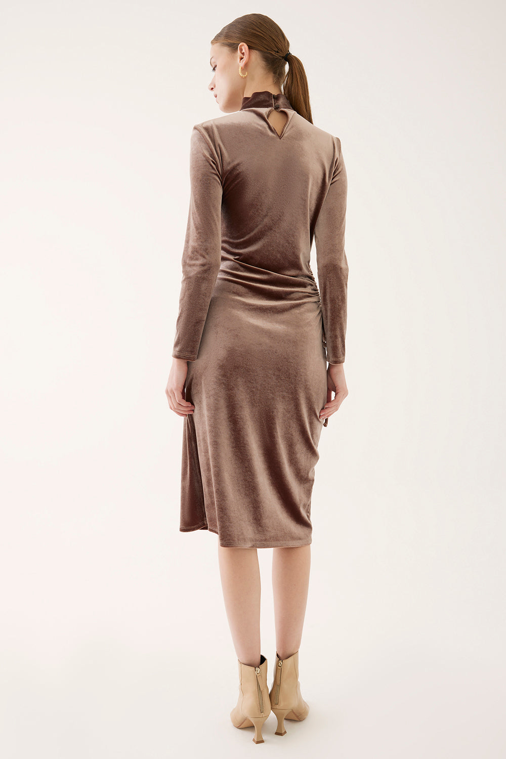 Liellesol Fustan Kafe 3223