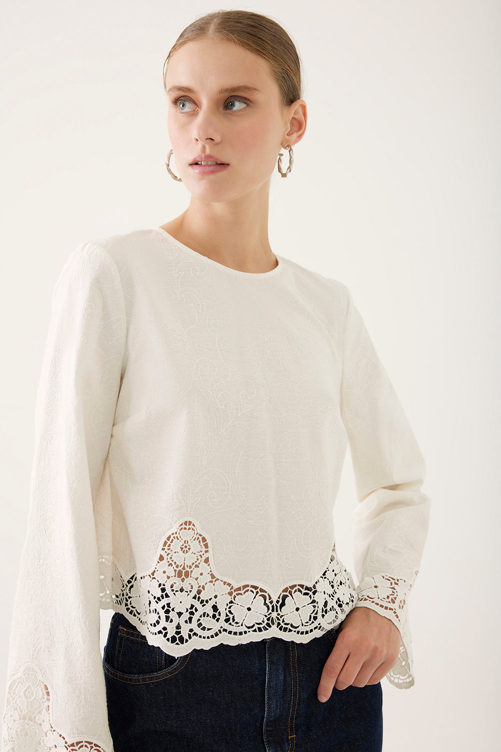 Daisy Bluze E Bardhë 2910