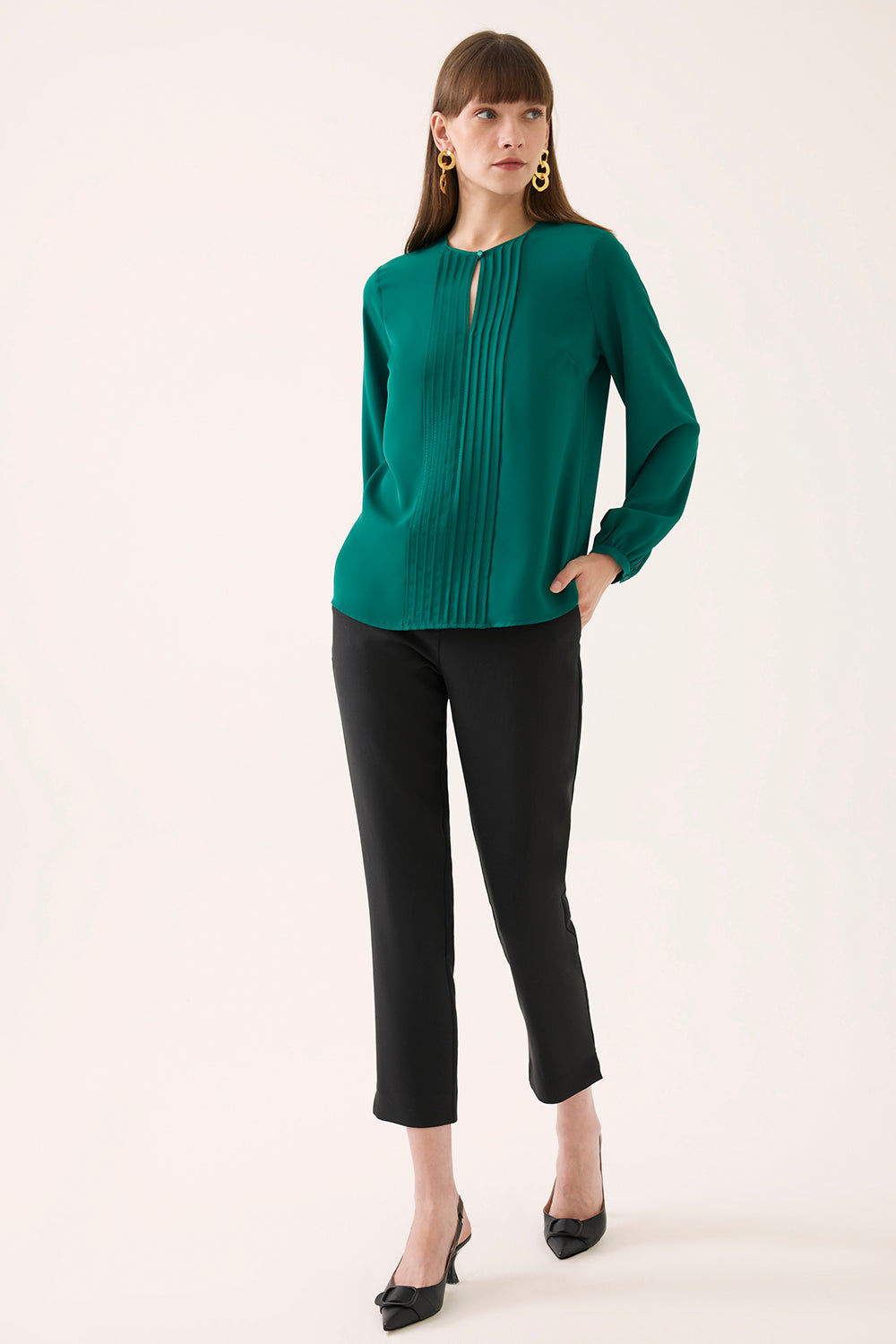 Cypress Bluzë E Gjelber Emerald 2924