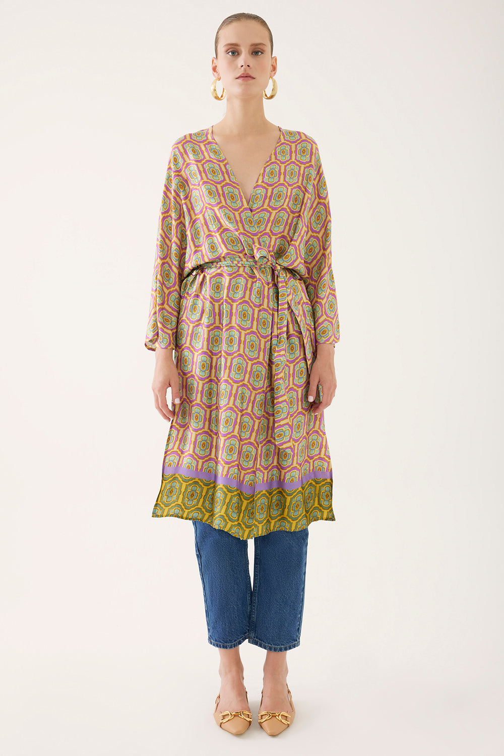 Beauty Kimono Shumë Ngjyrëshe 0012