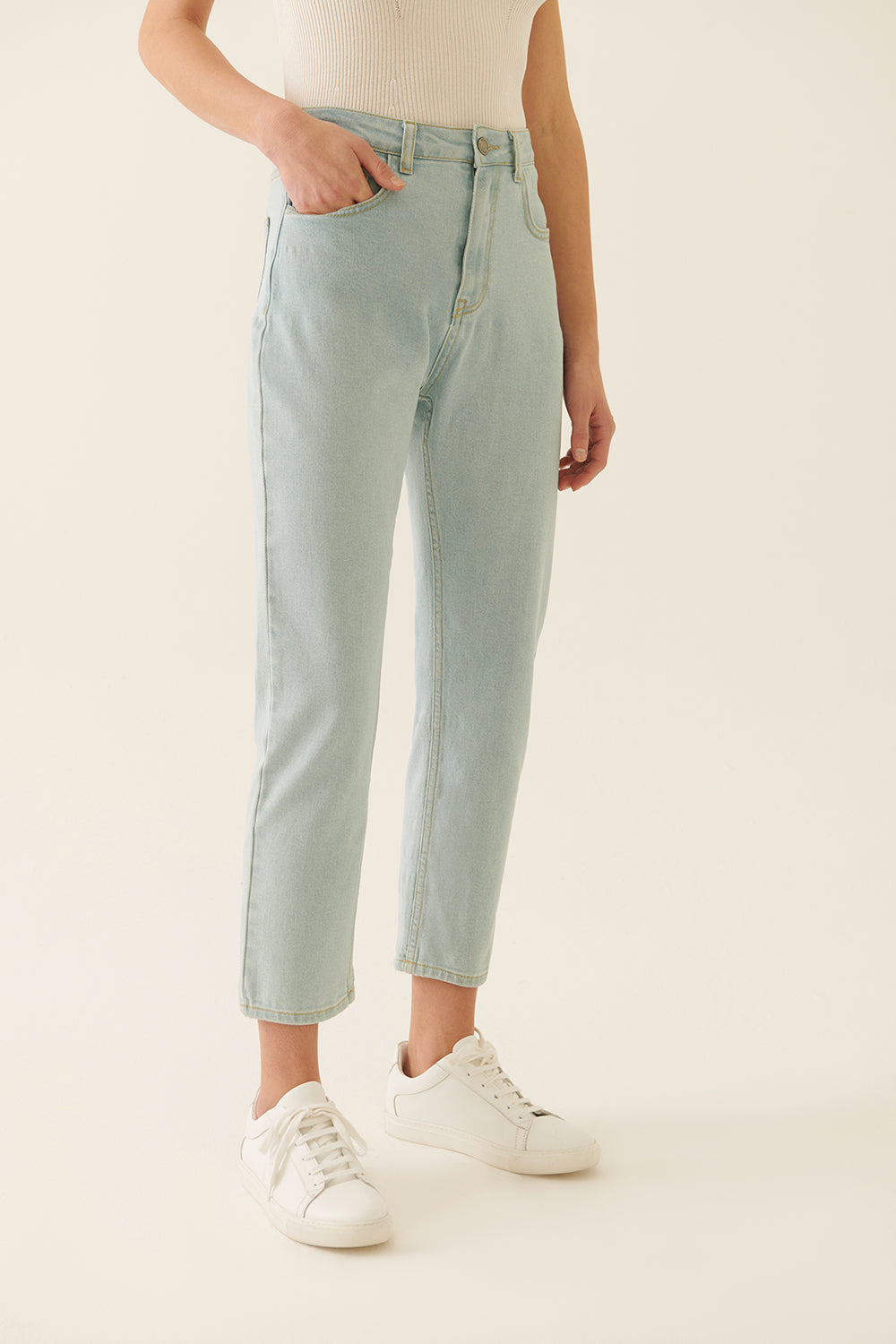 Romets Denim Pantallona Kaltër e Lehtë 0054