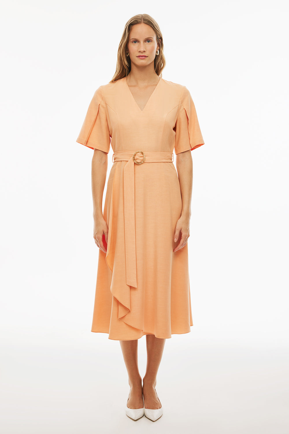 3371 Adieles Fustan Apricot Kajsi 3371 – Perspective