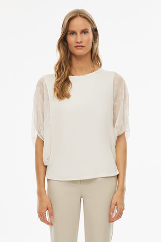 Illas Triko Bluzë Offwhite 0762