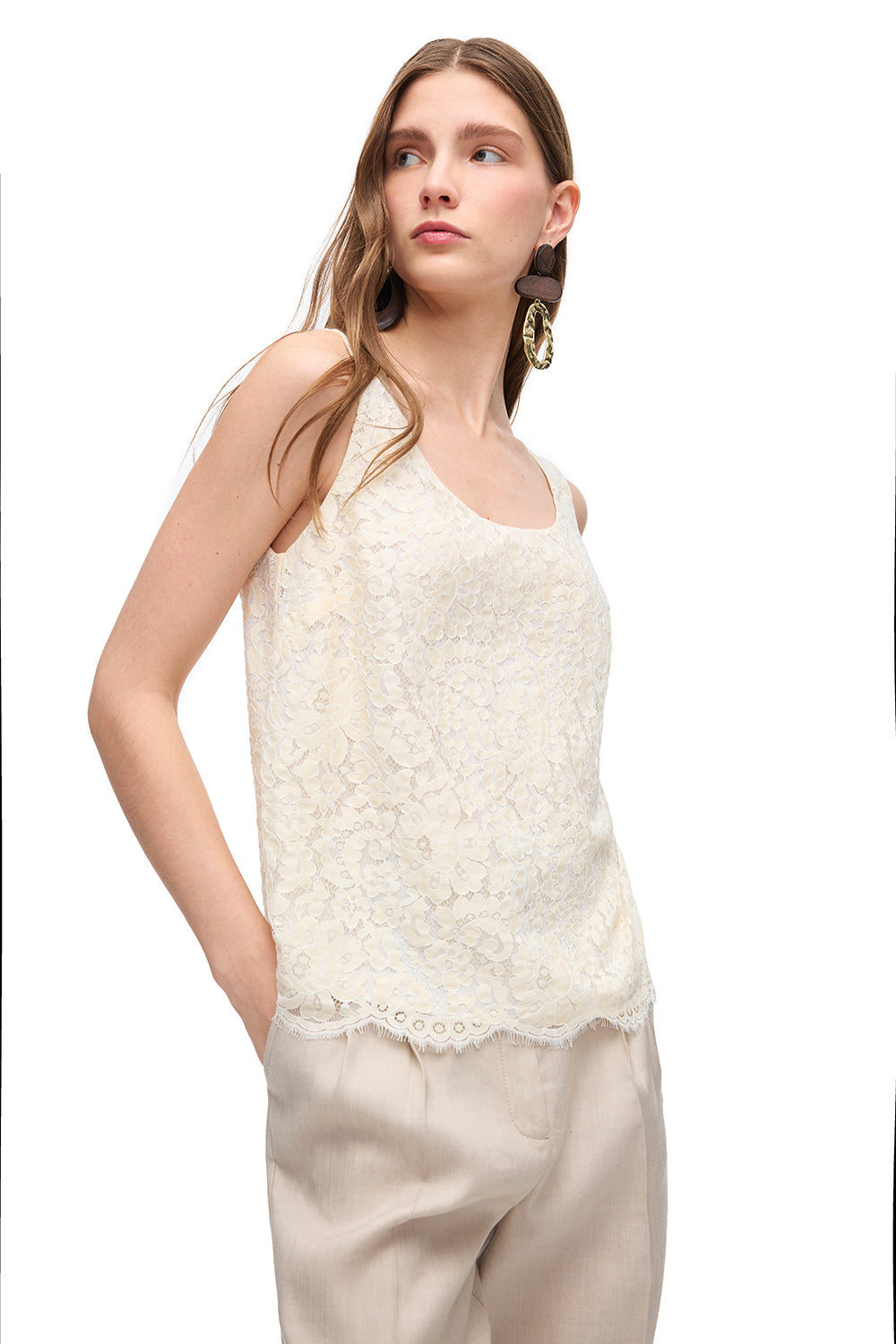 Iolite Bluzë Krem 3297