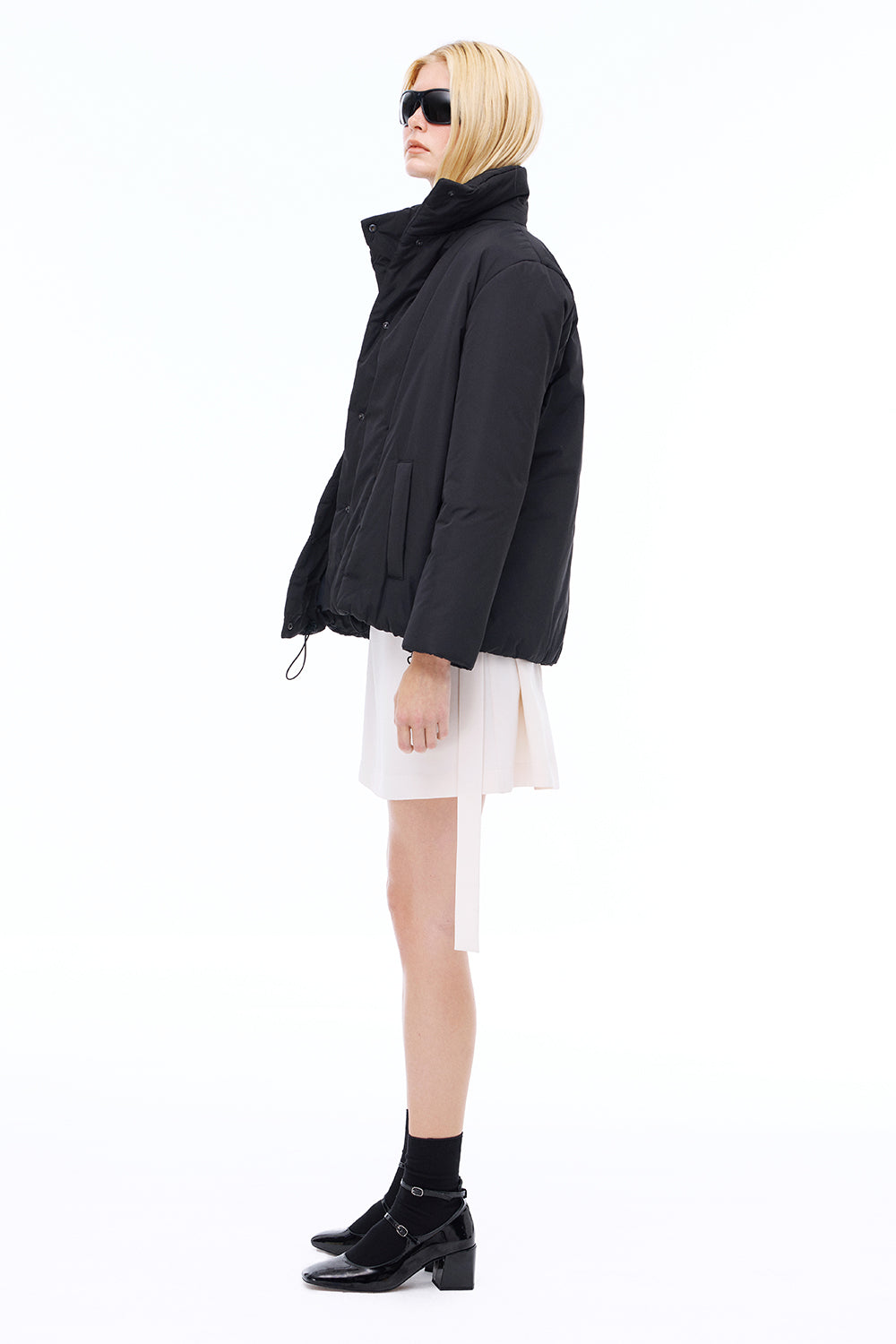 xhaketë e zezë, pamje përballë afër