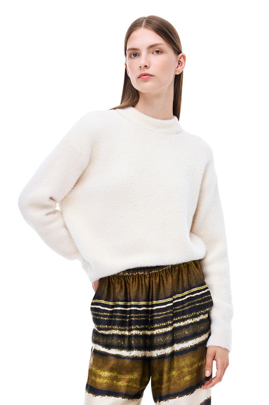 Triko Bluzë Triko Ecru 0005