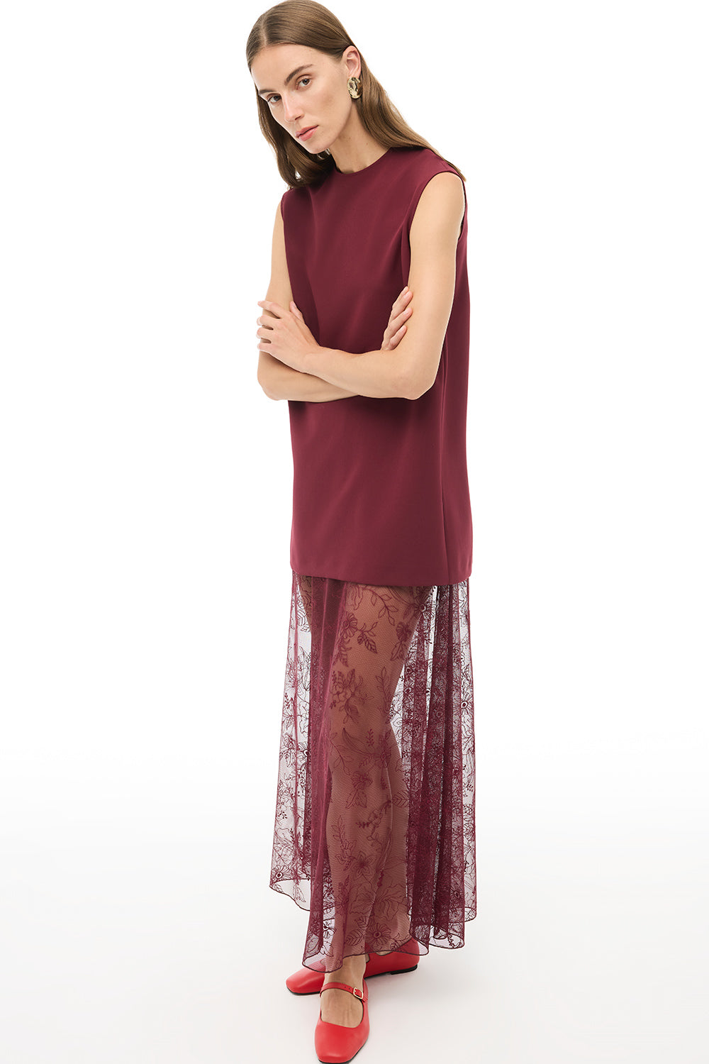 Stars Fustan Burgundy 4082