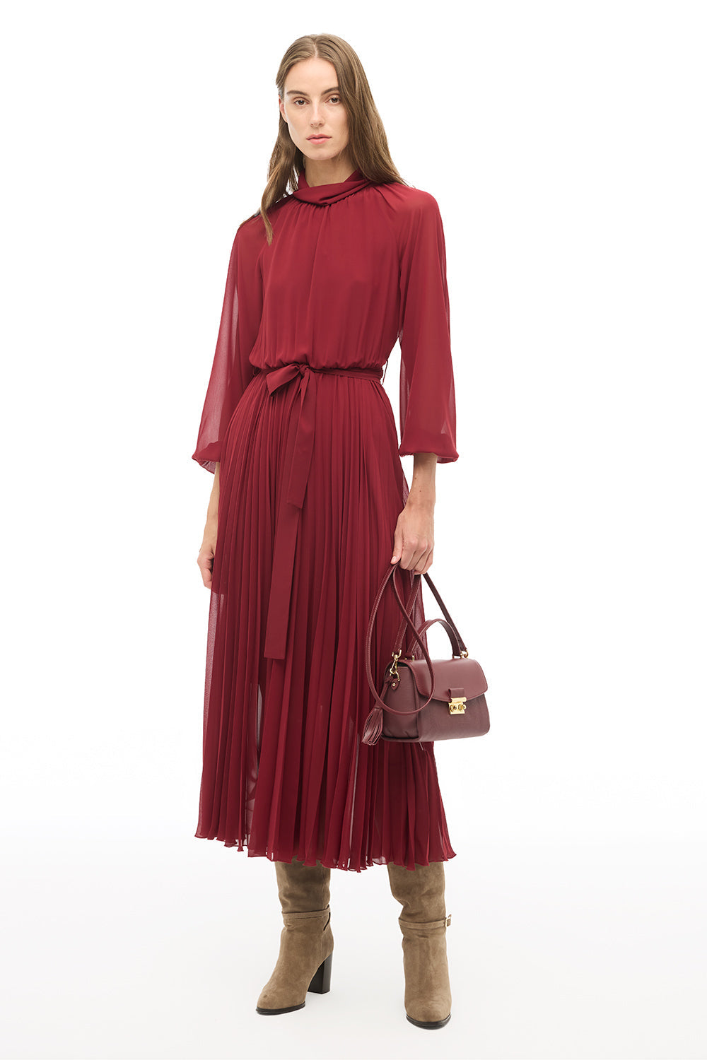 Erget Fustan Burgundy 5032