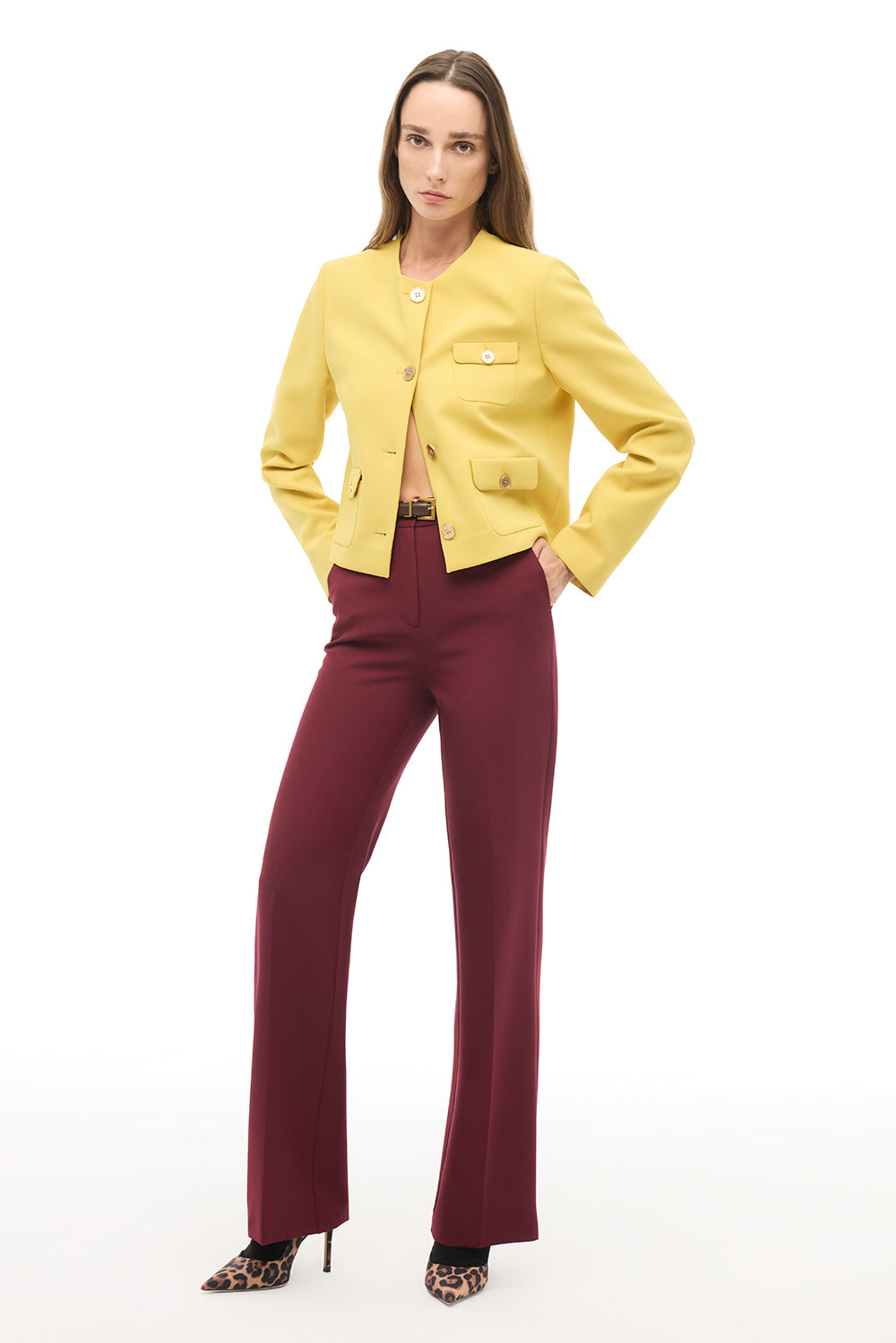 Stars Pantallona Burgundy 2032