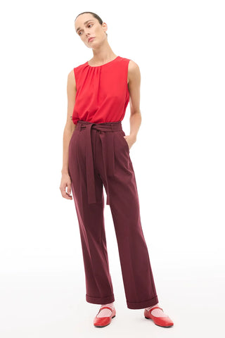 Piar Pantallona Burgundy 2034