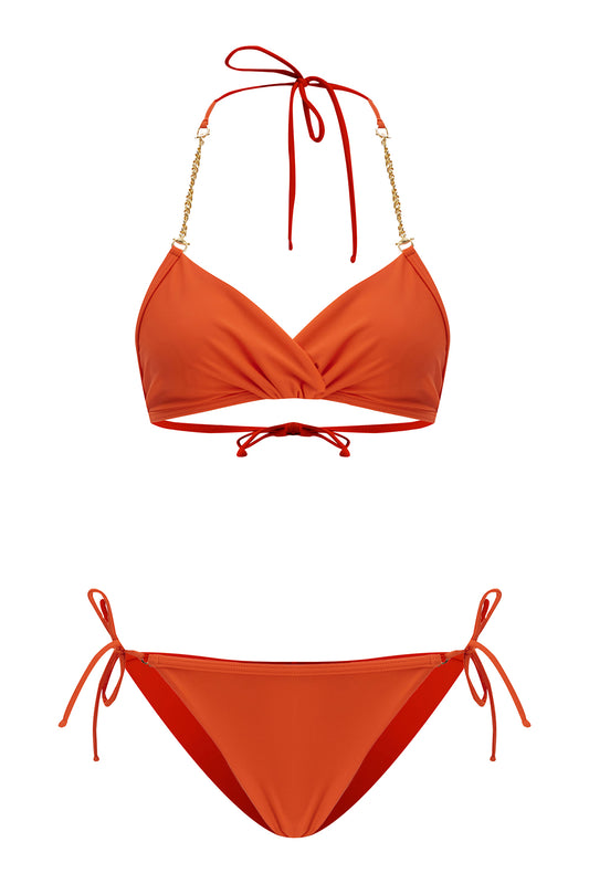 Bikini Set Portokalli 0016