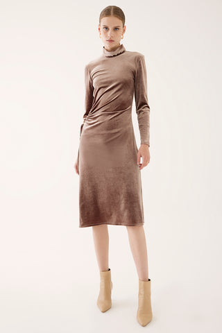 Liellesol Fustan Kafe 3223