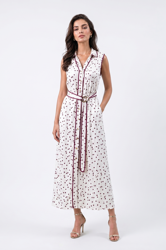 Leona Fustan Burgundy 1257
