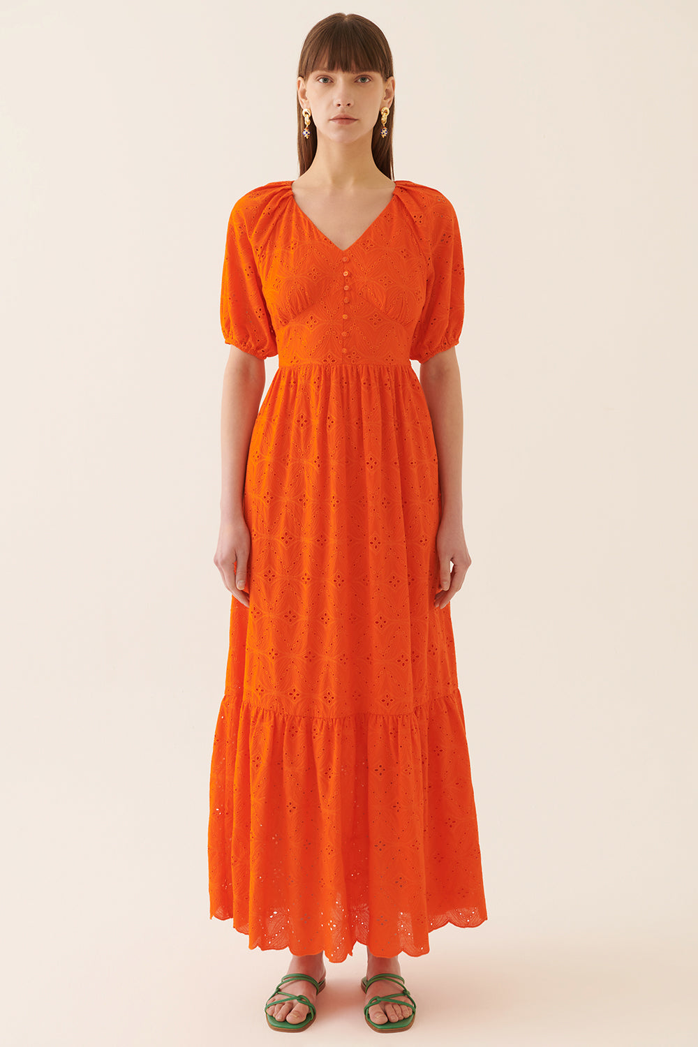 Хеино фустан од портокал 3075