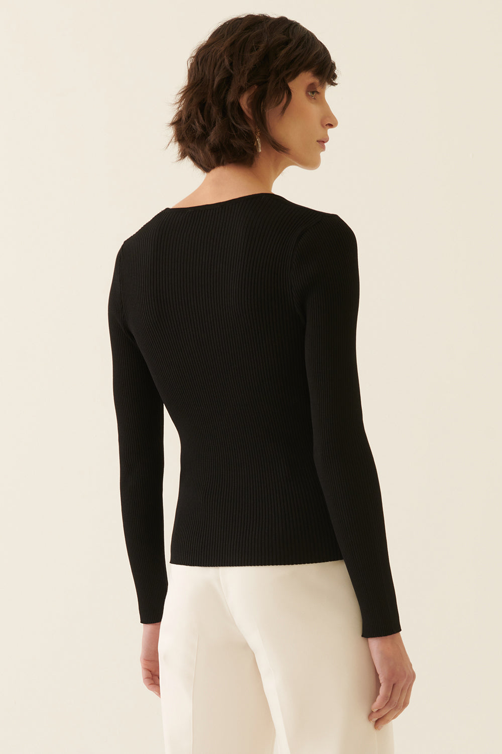 Илас џемпер црна блуза 0668