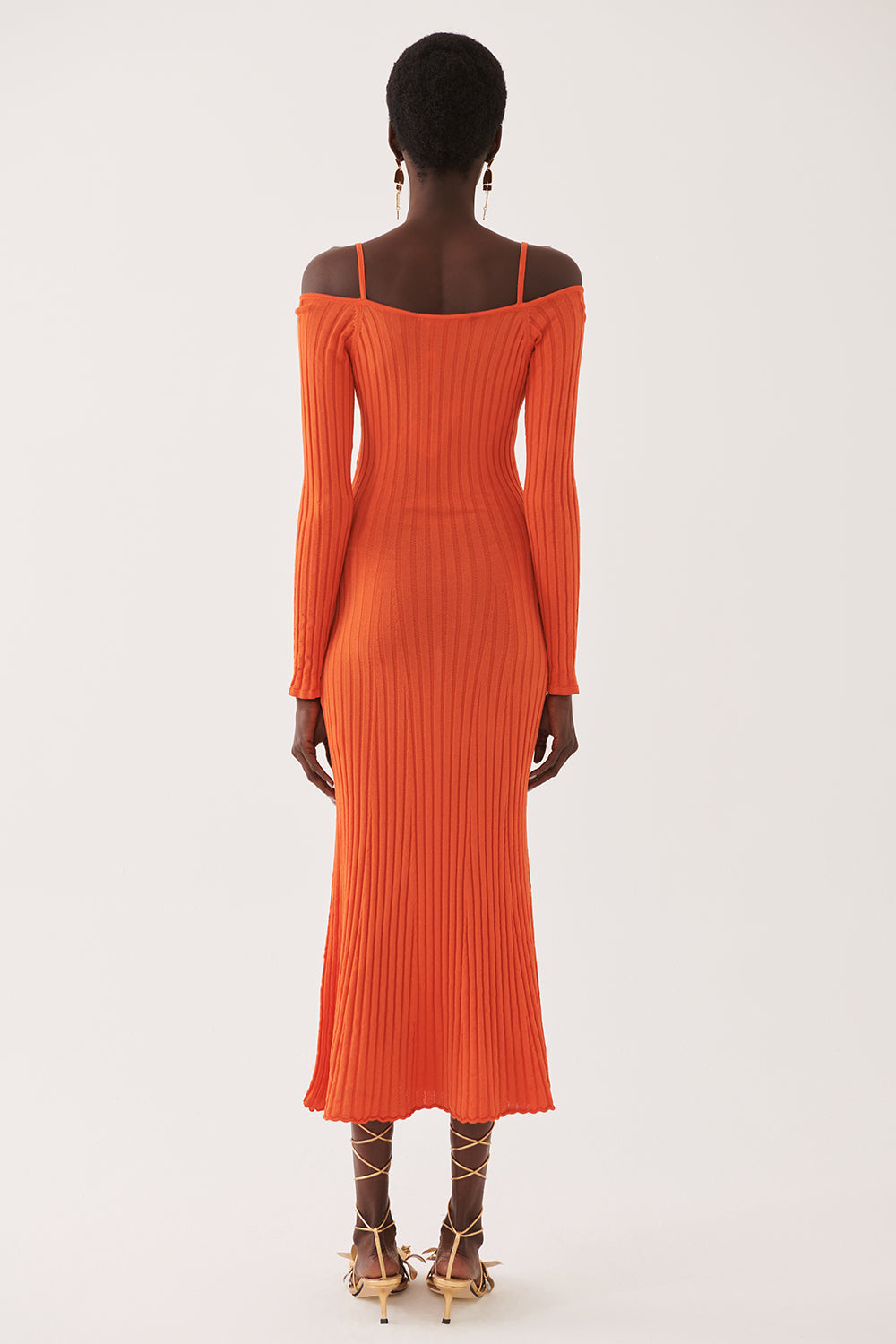 Периас џемпер фустан портокал 0121